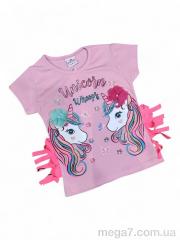 Футболка, Kids-modnik оптом --- 4082 св.рожевий