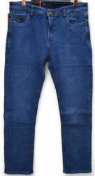 Джинсы мужские на флисе LS.LONGFEI БАТАЛ оптом LS-JEANS  86940125 1077-75