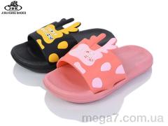 Шлепки, Jibukang оптом 01-758 black-pink mix