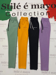 Спортивные штаны женские (фиолетовый) оптом 23056847 01-8