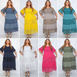 Платья женские БАТАЛ оптом 37086159 25-27