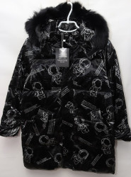 Куртки зимние подростковые (black) оптом 48253916 140-128