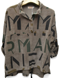 Рубашки женские ПОЛУБАТАЛ оптом 17264053 7725-126