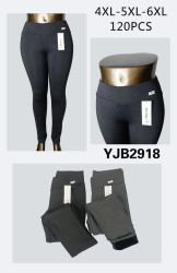 Лосины женские на флисе БАТАЛ оптом 97168243 2918-185