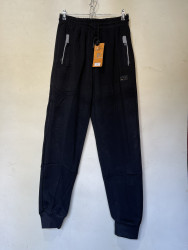 Спортивные штаны мужские на флисе (black) оптом 26759814 04-12