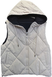 Жилетки двухсторонние женские БАТАЛ оптом 78392045 9686-46