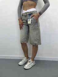 Шорты джинсовые женские I8DENIM оптом 45083279 02-58
