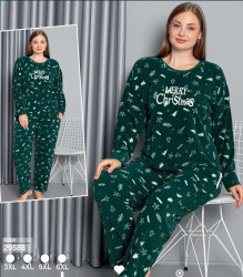 Ночные пижамы женские БАТАЛ оптом 82149360 20588-1