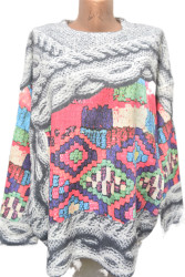 Кофты женские БАТАЛ оптом 73068594 012-38