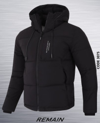 Куртки зимние мужские REMAIN (черный) оптом 76312485 3075-6