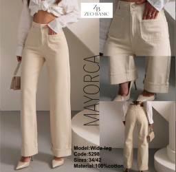 Джинсы женские ZEO BASIC оптом 28901374 5298-205