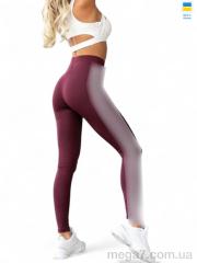 Лосины, Sport style оптом 50253 бордо