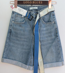 Шорты джинсовые женские LOLOBLUES оптом 49078152 L165-52