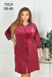 Халати жіночі БАТАЛ оптом XUE LI XIANG