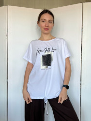 Футболки женские ПОЛУБАТАЛ оптом 32450916 2831-161