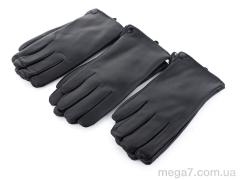 Перчатки, RuBi оптом R201М кожзам-махра black