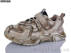Кроссовки, Super Gear оптом 02686-01 brown