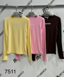 Лонгсливы женские ПОЛУБАТАЛ (розовый) оптом 42197305 7511-53