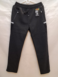 Спортивные штаны мужские на флисе (gray) оптом 86143092 6199-10