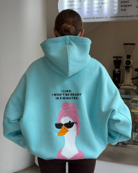 Худи женские на флисе оптом 23096587 948-100