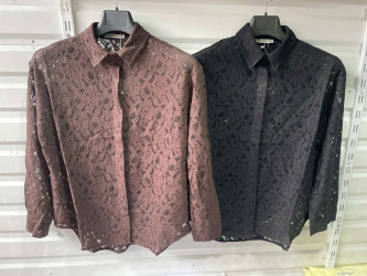 Рубашки женские (шоколад) оптом 07162843 002-215