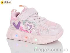 Кроссовки, Clibee оптом LA1163-2 pink LED