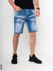 Шорты джинсовые мужские IKON оптом 30624918 107-5