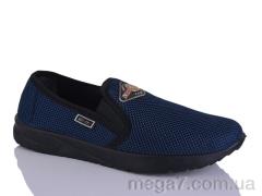 Слипоны, DeMur оптом 6-144 синій