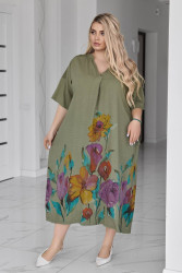 Платья женские БАТАЛ оптом Италия 07354861 2040-53