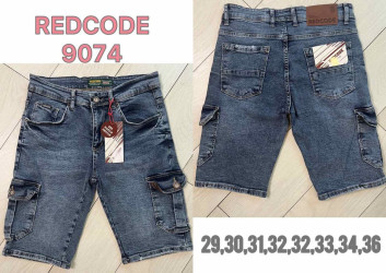 Шорты джинсовые мужские REDCODE оптом Турция 03851492 9074-25