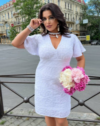 Платья женские БАТАЛ оптом 90247615 439-207