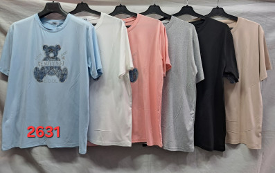 Футболки женские БАТАЛ оптом 84570329 2631-93