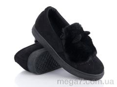 Слипоны, Ok Shoes оптом 1555-4 black