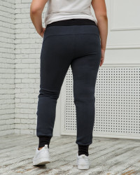 Спортивні штани жіночі БАТАЛ на флісі оптом Туреччина