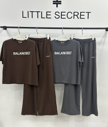 Спортивні костюми жіночі (шоколад) оптом --