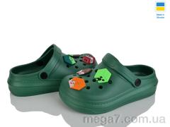 Кроксы, Golden Lion оптом 312-1 зелений