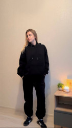 Спортивные костюмы БАТАЛ на флисе женские оптом 31670928 5035-34