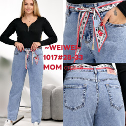 Джинси жіночі ПОЛУБАТАЛ оптом WEIWEI JEANS