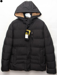 Куртки зимние мужские на меху (черный) оптом 67819254 С19-1