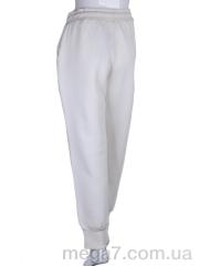 Спортивные штаны, Ledi-Sharm оптом 5002 white