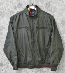 Куртки демисезонные мужские ZYZ БАТАЛ (темно-зеленый) оптом 20687913 2612-5-8