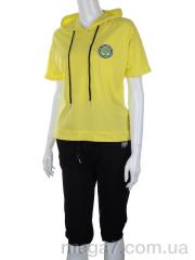 Спортивный костюм, Мир оптом 2987-B714-1 yellow