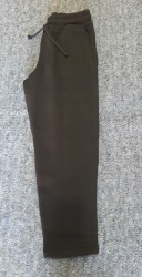Спортивные штаны мужские БАТАЛ на флисе (черный) оптом 10265349 02-4