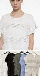 Блузки женские оптом Италия 02896514 014-35