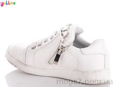 Кроссовки, Yalike оптом X700-12 white