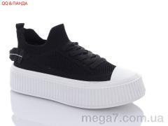 Кеды, QQ shoes оптом BK73 black