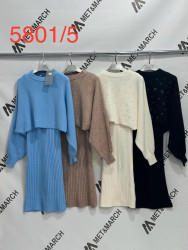 Платья -  свитера двойки оптом 86135479 5801-5