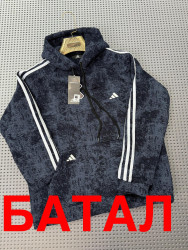 Худі чоловічі БАТАЛ на флісі оптом