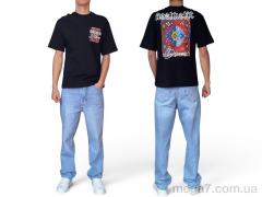 Футболка, I8denim оптом 90555 siyah