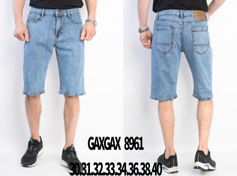 Шорты джинсовые мужские ПОЛУБАТАЛ оптом 03568194 8961-131